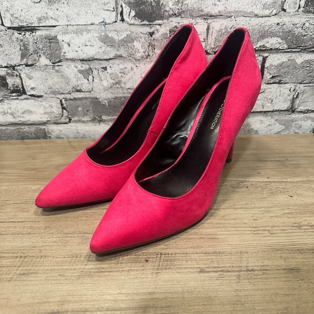 EUC BCBGeneration Women's Pink Heidi Dream Pump Heels Size 10 B